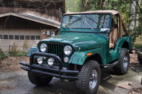 1969 cj 5 ,  jupiter green , t-98 a  4 speed  ,  5: 38 gears  , model 18 transfe