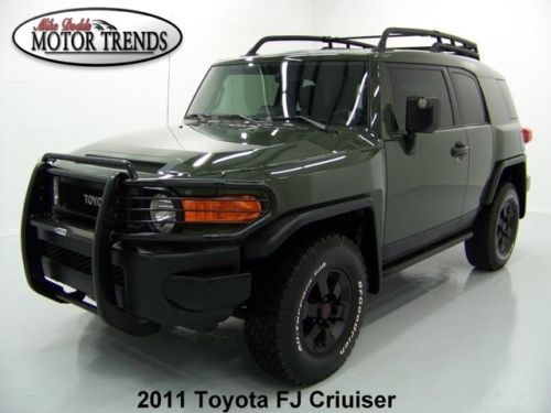 2011 toyota fj cruiser 4x4 trd trail teams brushguard rearcam jbl gauges 29k