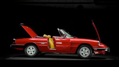 1989 Alfa Romeo Spider Graduate Classic Convertible Roadster Video, image 12