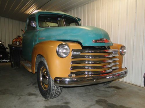 1948 chevrolet factory flatbed truck *total restored truck*