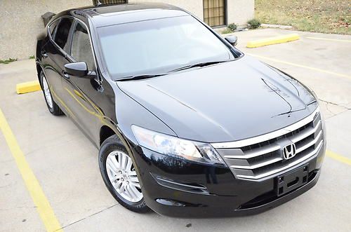 2012 honda accord crosstour ex-l no reserve 2.4l 6k miles no accidents rebuilt