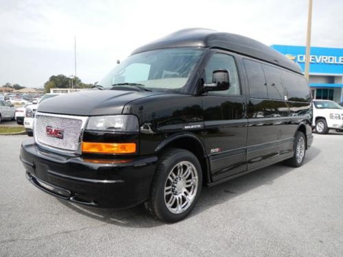 2014 gmc savana 2500 9 passenger majestic ssx hightop conversion van