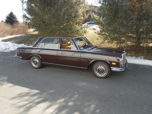 1972 mercedes-benz 280sel long wheel base~one owner~98,204 original miles