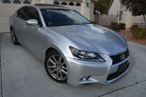 2013 lexus gs 350 sunroof nav rear cam certified 100k private owner prestine con