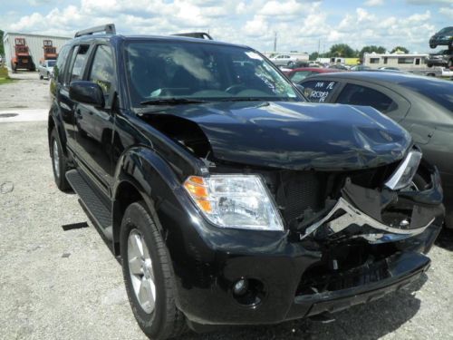 2012 nissan pathfinder 4x4 salvage repairable runs and drives no frame damage