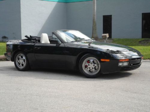 Rare 944 s2 cabriolet very few made black/tan