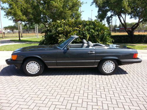1989 Mercedes 560SL 78K Original Owner Black Pearl Florida 754-600-1119., US $17,999.00, image 2