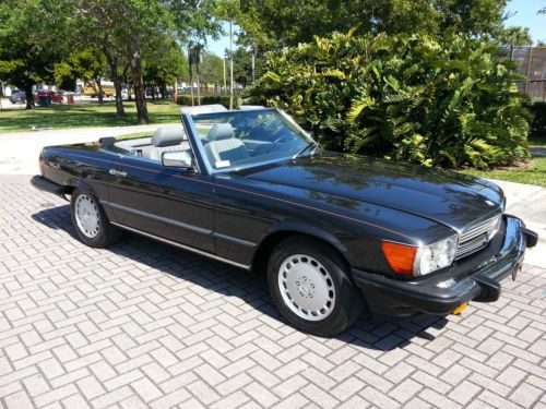 1989 Mercedes 560SL 78K Original Owner Black Pearl Florida 754-600-1119., US $17,999.00, image 5
