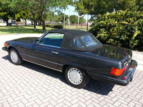 1989 Mercedes 560SL 78K Original Owner Black Pearl Florida 754-600-1119., US $17,999.00, image 11