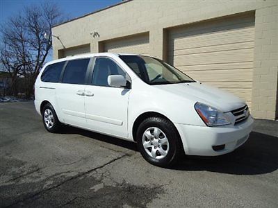 2006 kia sedona lx/ nice!white!rear dvd!wow!warranty!look!