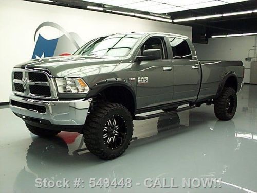 2013 dodge ram 2500 4x4 lift hemi long bed leather 15k! texas direct auto