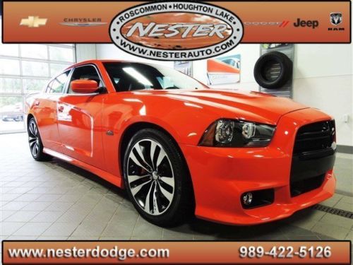 13 dodge charger srt8 hemi 470 hp ultra low miles nav moonroof heat&amp;cool seats