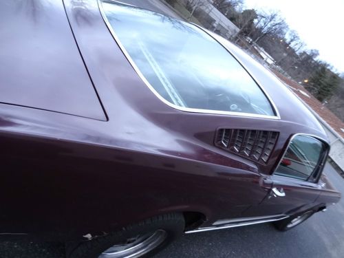 1965 ford mustang fastback 289 c code not shelby originally rangoon red
