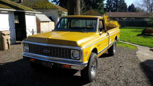 1972 chevrolet k20 custom camper lb 4x4 truck