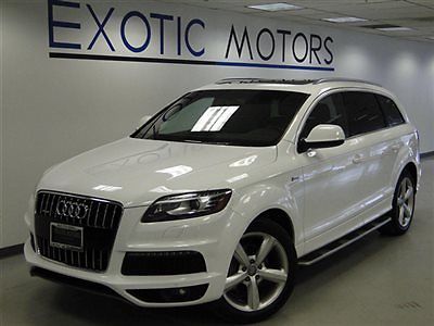 2012 audi q7 awd! nav rear-cam 3rd-row pdc a/c&amp;heated-sts pano-roof pdc warranty