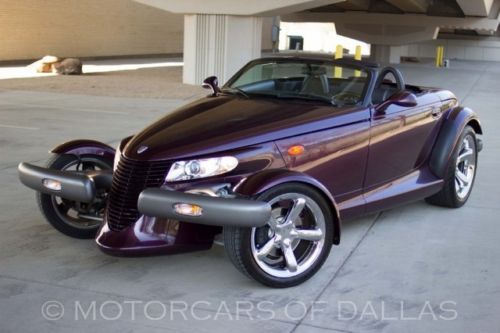 1999 plymouth prowler 1 owner convertible v6 purple