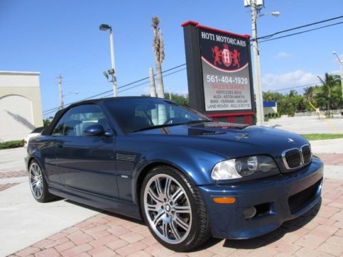 05 mystic blue m-3 manual 6 speed convertible -harman/kardon sound -florida