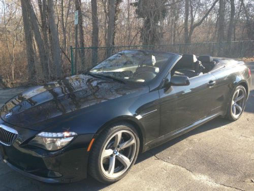 2009 bmw 650i convertible 2-door 4.8l mint like new