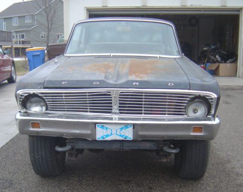 1964 Or 1965 Ford Falcon On A International Scout 4X4 Frame Rat Rod Lot Drives, image 3