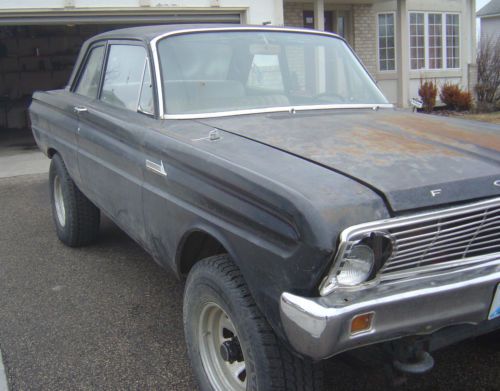 1964 Or 1965 Ford Falcon On A International Scout 4X4 Frame Rat Rod Lot Drives, image 5