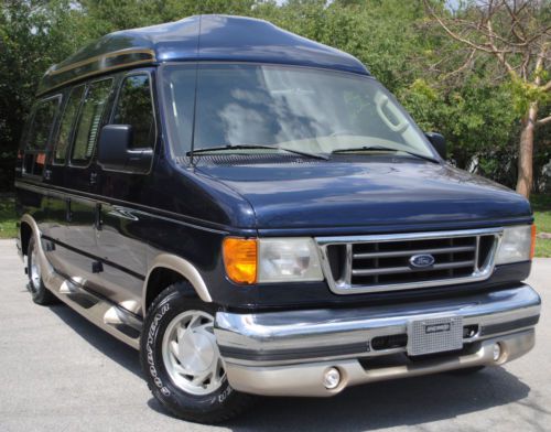 2003 econoline, 5.4l v8, aut trans, sherrod conv style, leather, no reserve.