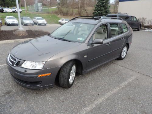 07 saab 9-3 2.0t clean carfax 77k miles leahter moonroof heated seats no reserve