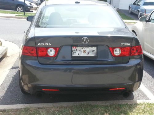 2005 carbon grey pearl acura tsx base sedan 4-door 2.4l, 6 speed manual trans