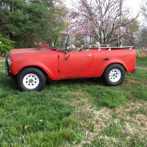 1963 international harvester scout 80 half cab