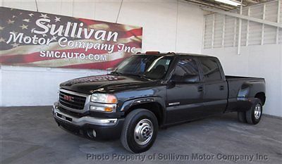 Gmc sierra sle 3500hd crew cab drw super clean truck 8.1l v8