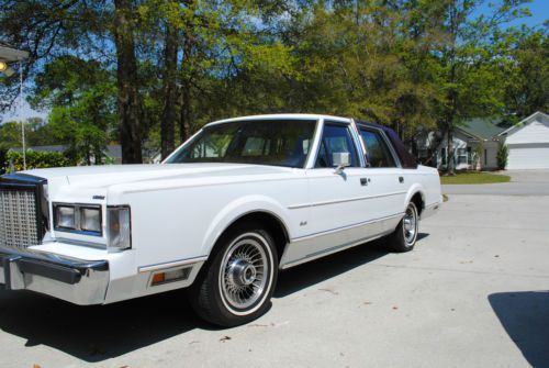 1987 lincoln town car base sedan 4-door 5.0l