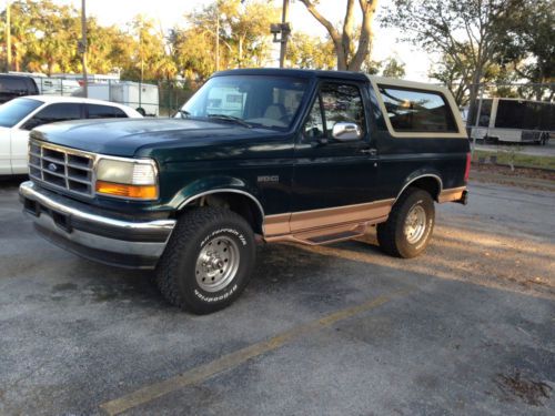 1995 ford bronco eddie bauer sport utility 2-door 5.8l