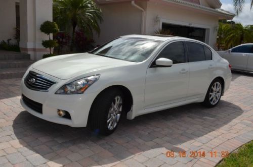 G37 &#034;s&#034;, sport navigation premium 19&#034; wheels clean carfax ft myers florida