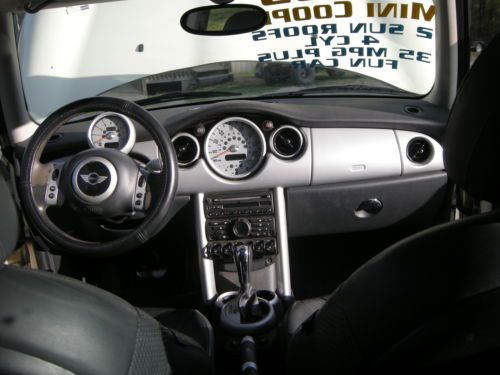 2003 mini cooper leather auto sun roof loaded 149k fun little car NO RESERVE, image 12