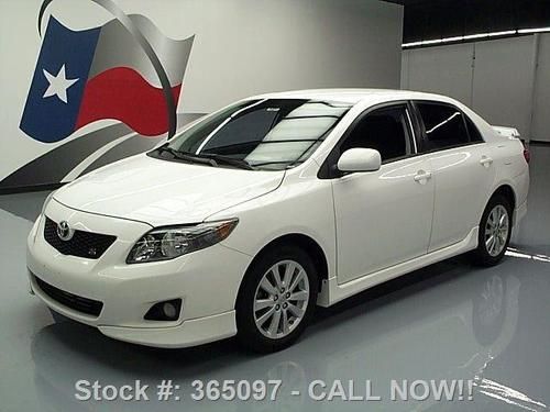 2010 toyota corolla s auto ground effects spoiler 26k! texas direct auto