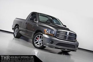 2006 dodge rams srt1- srt-10 only 3k miles! rare color! nav, 6-speed, single cab