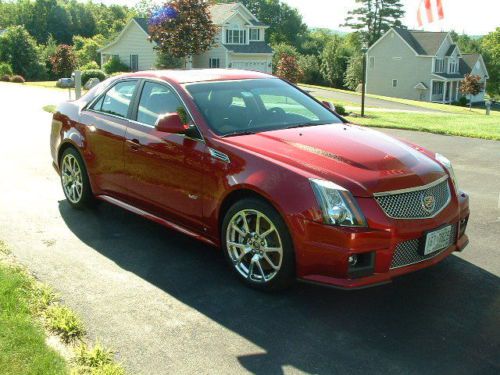 2009 cadillac cts-v sedan, very rare 6 spd manual, 19.4k miles