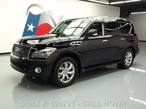 2012 infiniti qx56 4x4 theater sunroof nav dvd 20&#039;s 24k texas direct auto