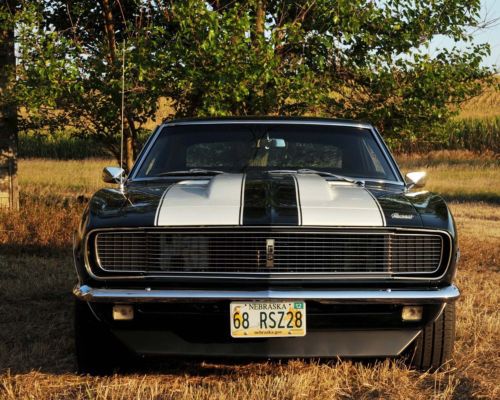 1968 camaro z-28 rally sport british green 66,746 original miles