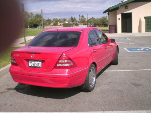 Arrest me Red C240 ,clean car ,4 doors, sun roof, amg rims & new 245 45 17's, image 2