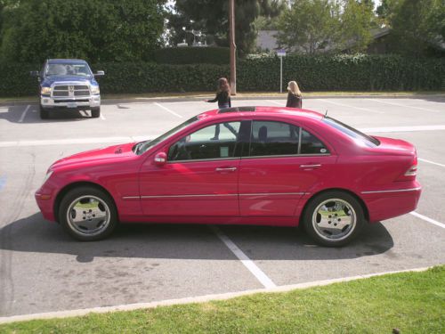 Arrest me Red C240 ,clean car ,4 doors, sun roof, amg rims & new 245 45 17's, image 3