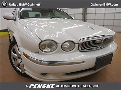 4dr sdn 3.0l x-type sedan automatic gasoline 3.0l v6 cyl white onyx