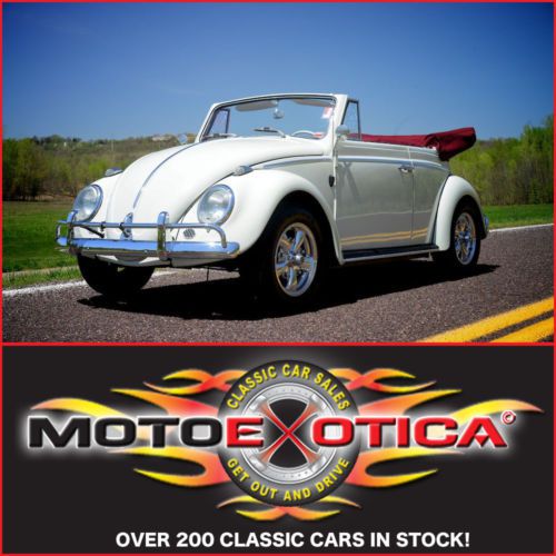 1963 volkswagen beetle cabrio - stunning restoration! -2 owner! - must see!