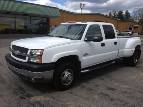 1 owner silverado duramax 3500 turbo diesel allison tranny no reserve