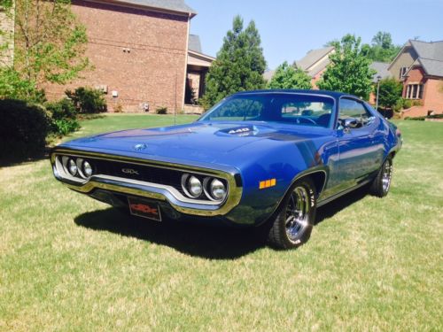 Flawless example of an exceptional factory correct 1971 plymouth gtx