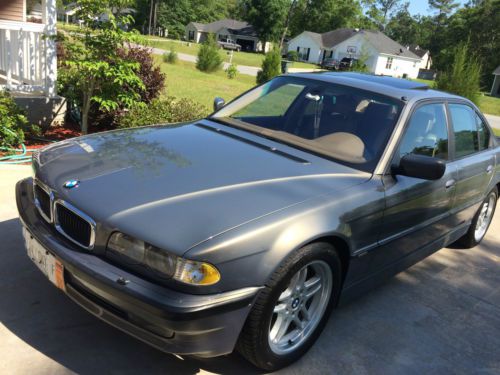 2001 bmw 740i sedan 4-door 4.4l m-sport exclt condition, no reserve, 3 days only