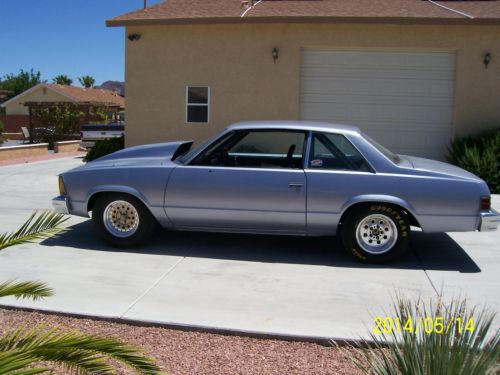 1980 chevrolet chevelle malibu  2-door 5.7l  race car!