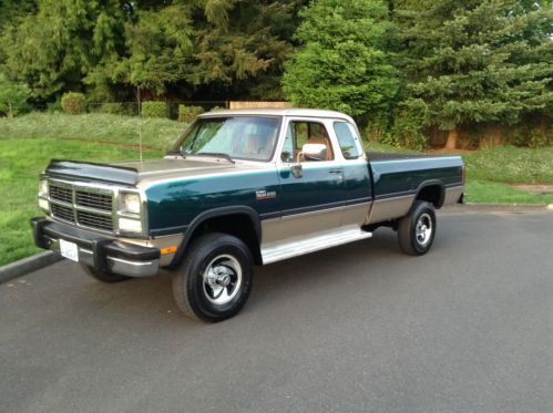 1993 dodge 250 le extended cab 4x4 5.9 liter 12 valve cummins diesel engine