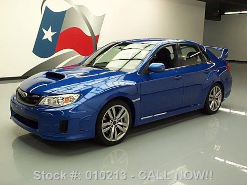 2014 subaru wrx sti sedan awd turbocharged 6-spd 6k mi texas direct auto