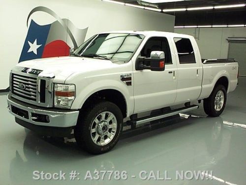 2010 ford f-250 lariat crew 4x4 diesel sunroof nav 28k texas direct auto