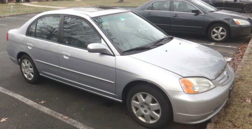 2002 honda civic ex sedan, one owner 1.7l | 4 door | great on gas!